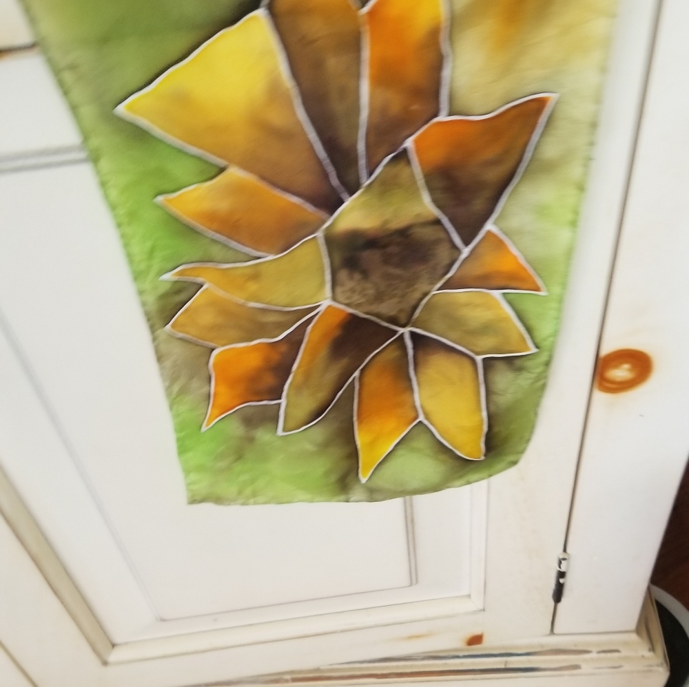 Vintage silk scarf.